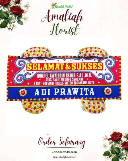 Papan Bunga Ucapan Selamat Slateng