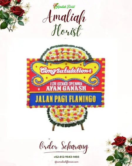 Sewa Papan Bunga Slateng